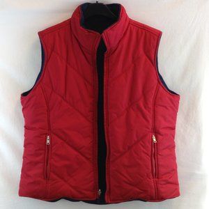 B.U.M Bum Equipment Red/Blue Reversible Winter Vest